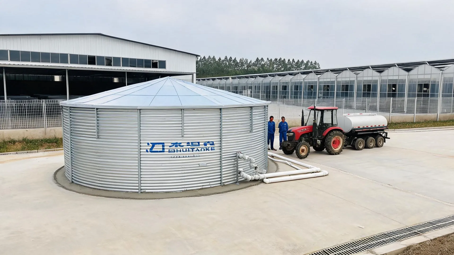 水坦克装配式蓄水池用于畜禽养殖饮水与储水